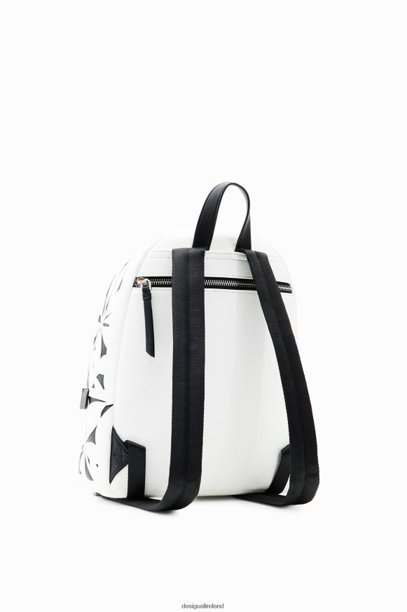 Desigual Women Small backpack with die-cut flowers Accessory PFVZ0B1192