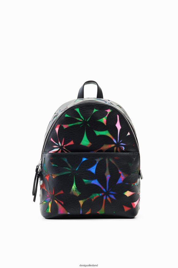 Desigual Women Small backpack with die-cut flowers Accessory PFVZ0B1209