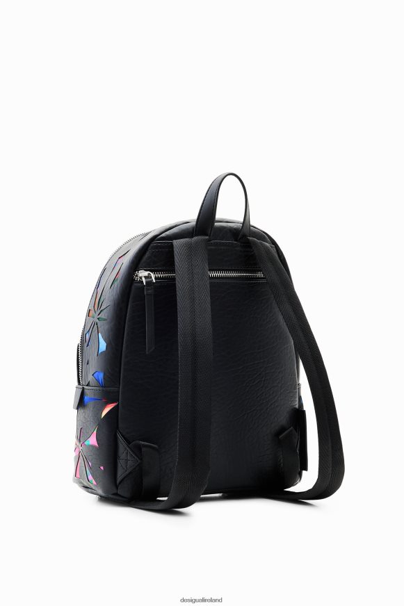 Desigual Women Small backpack with die-cut flowers Accessory PFVZ0B1209