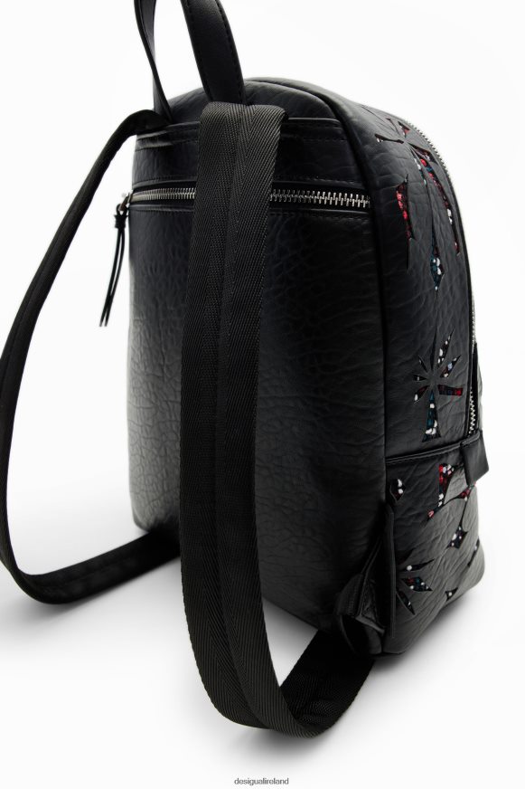 Desigual Women Small die-cut flower backpack Accessory PFVZ0B1219