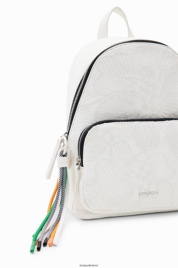 Desigual Women Small embroidered backpack Accessory PFVZ0B1207