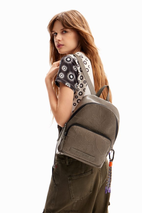 Desigual Women Small floral embroidery backpack Accessory PFVZ0B1220