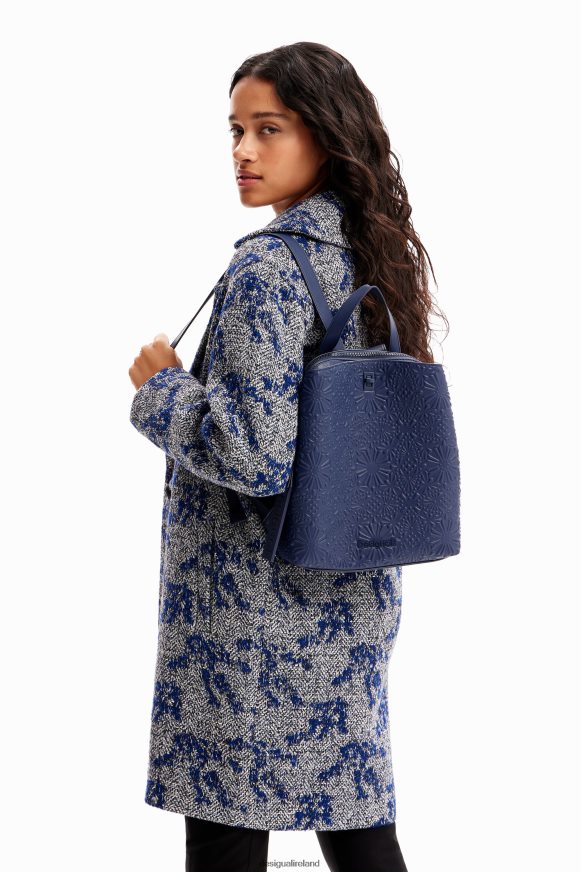 Desigual Women Small geometric embossed backpack Accessory PFVZ0B1250
