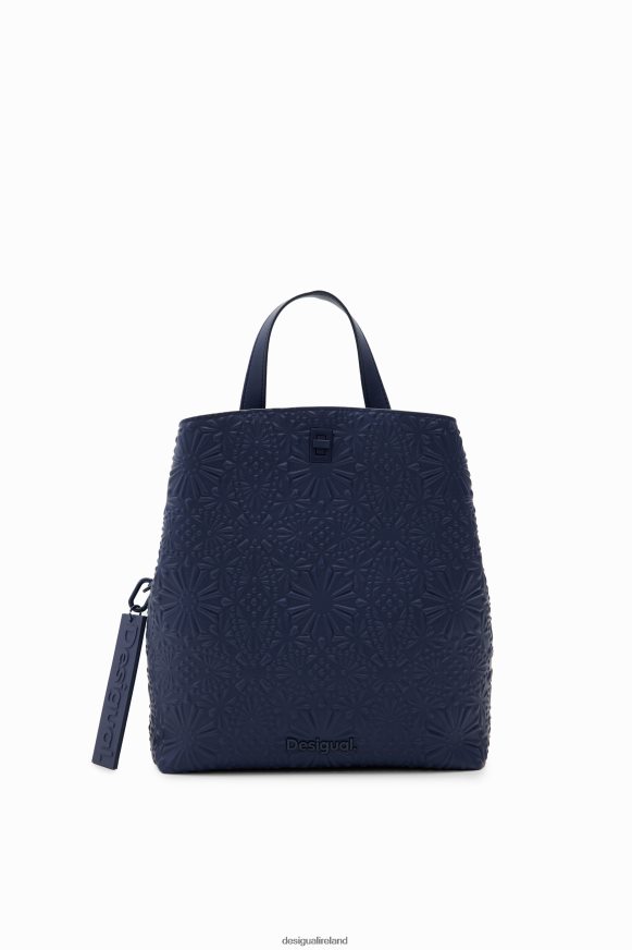 Desigual Women Small geometric embossed backpack Accessory PFVZ0B1250