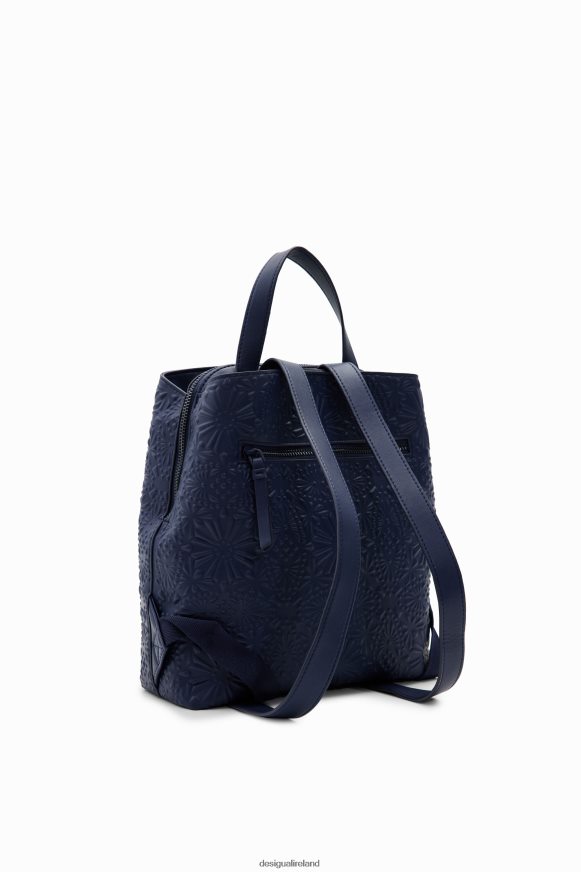 Desigual Women Small geometric embossed backpack Accessory PFVZ0B1250
