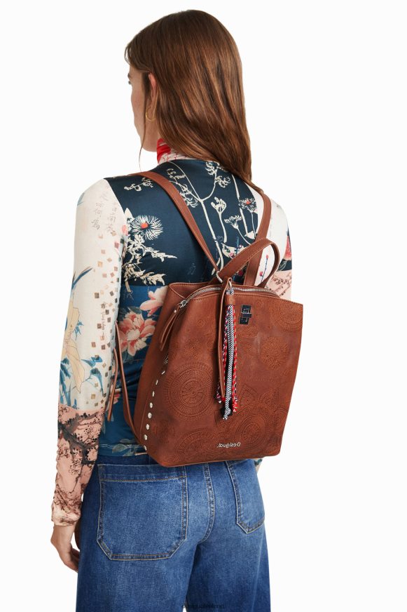 Desigual Women Small leather effect backpack Accessory PFVZ0B1303