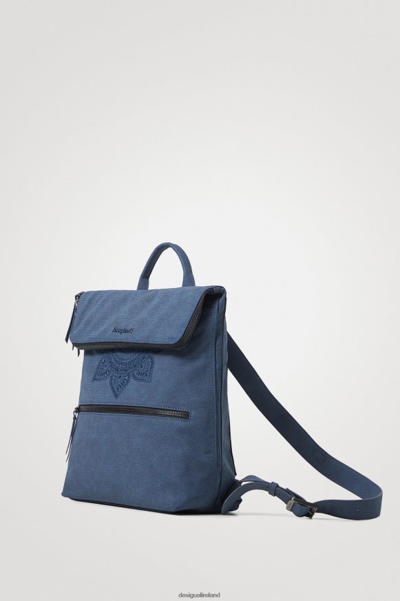Desigual Women Square backpack extensible flap Accessory PFVZ0B1371