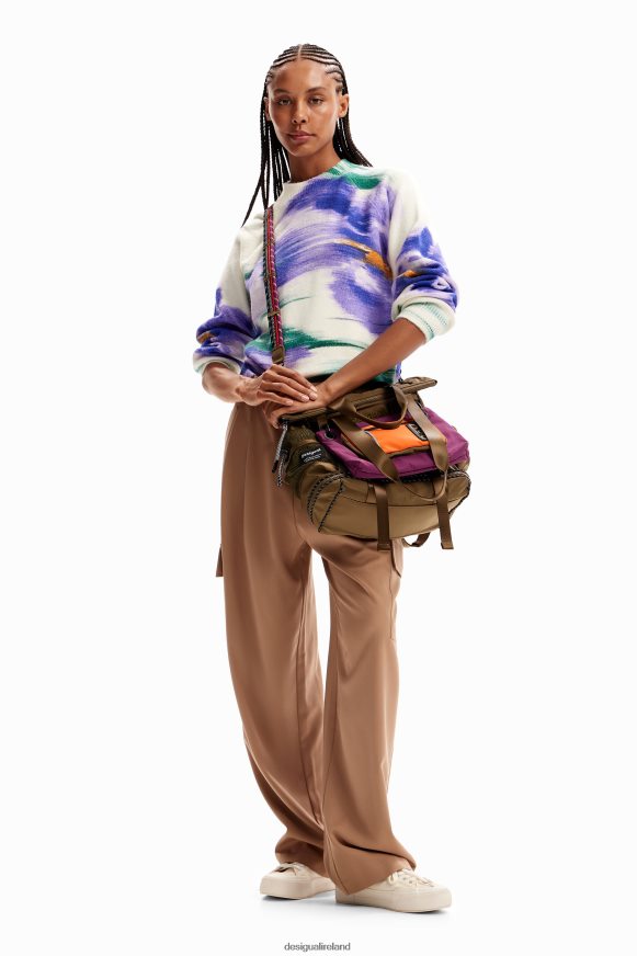 Desigual Women XL multi-position backpack Accessory PFVZ0B1170