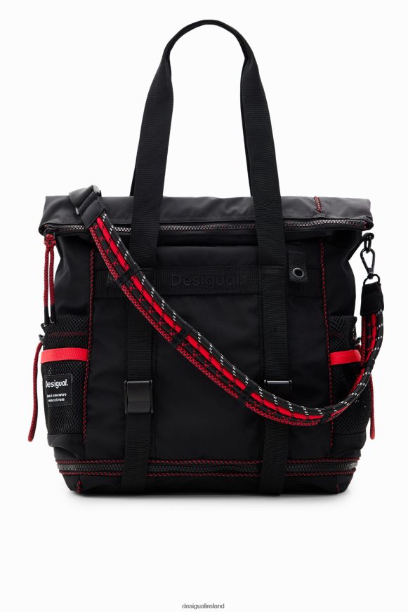 Desigual Women XL multi-position backpack Accessory PFVZ0B1311