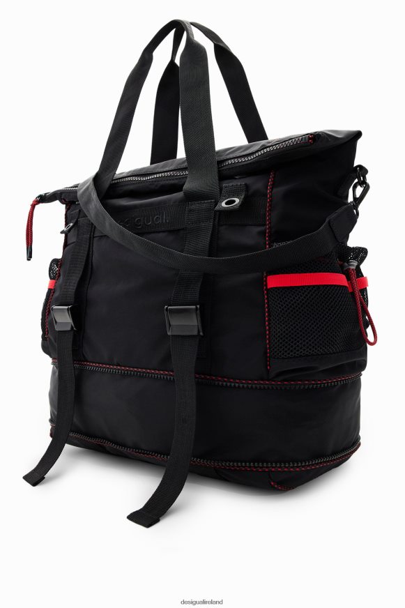 Desigual Women XL multi-position backpack Accessory PFVZ0B1311