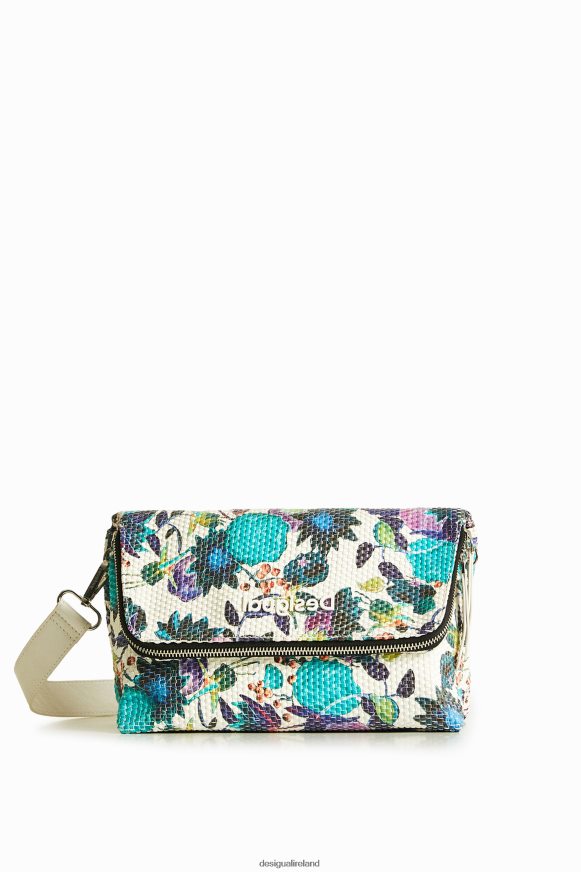 Desigual Women Floral braided sling bag Accessory PFVZ0B1387