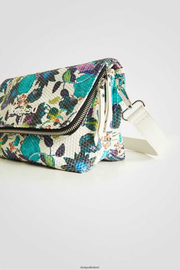 Desigual Women Floral braided sling bag Accessory PFVZ0B1387