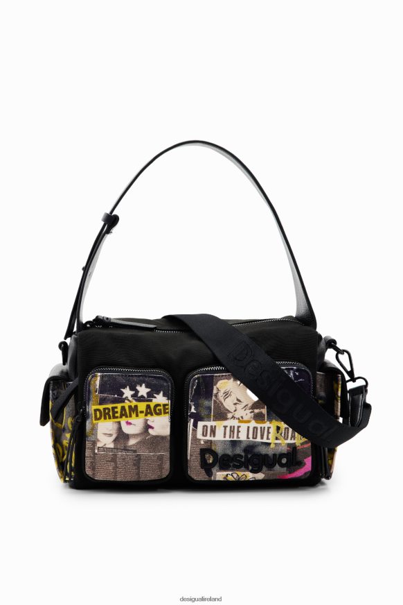 Desigual Women Large canvas newspaper bag Accessory PFVZ0B1182