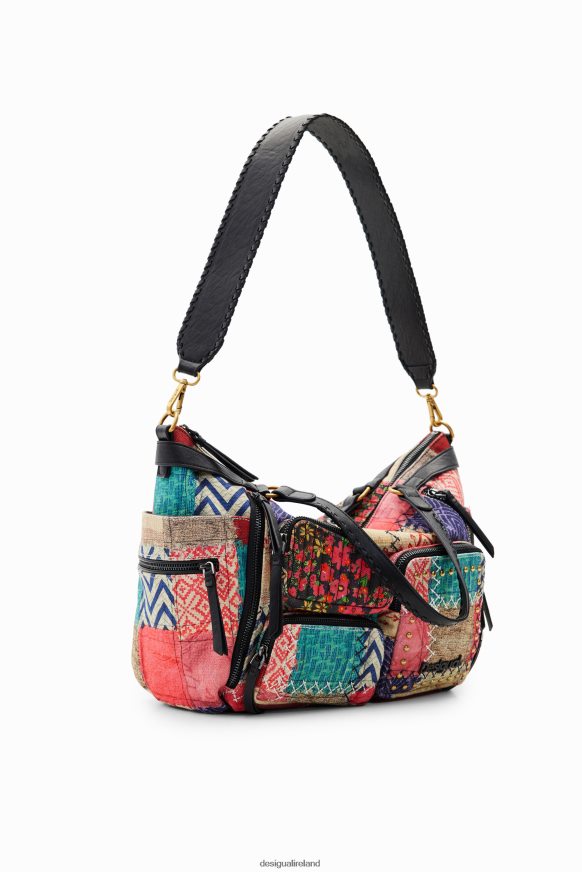 Desigual Women Large canvas patchwork bag Accessory PFVZ0B1314