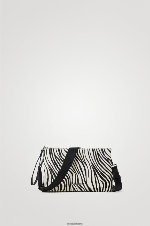 Desigual Women Leather sling bag animal print Accessory PFVZ0B1385