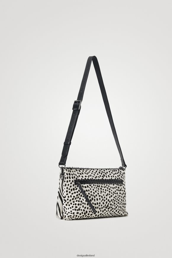 Desigual Women Leather sling bag animal print Accessory PFVZ0B1385