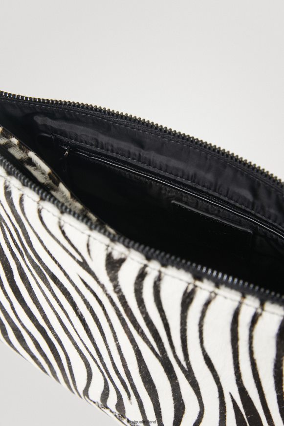 Desigual Women Leather sling bag animal print Accessory PFVZ0B1385