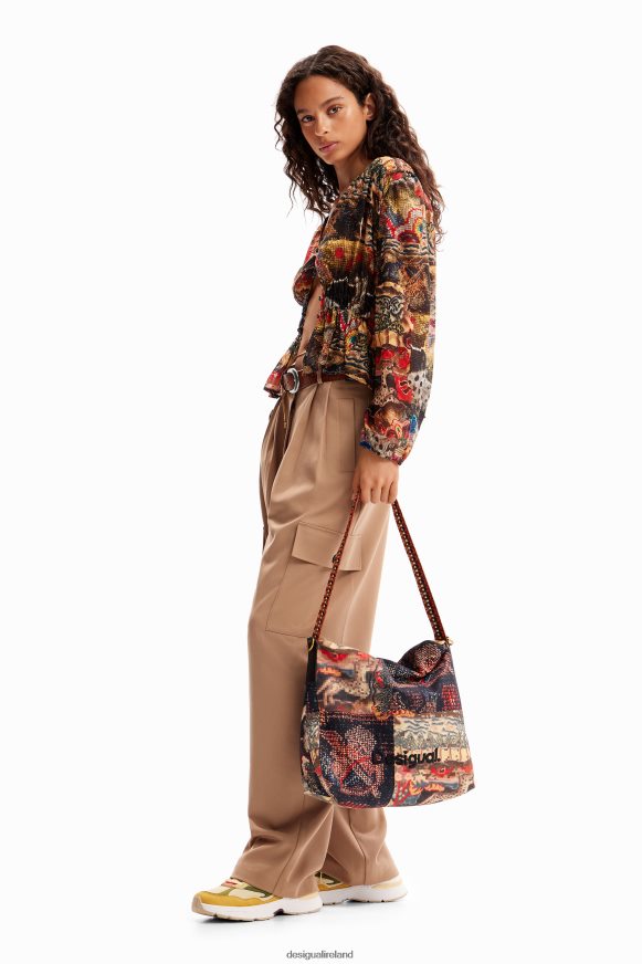 Desigual Women M. Christian Lacroix midsize tapestry bag Accessory PFVZ0B1306
