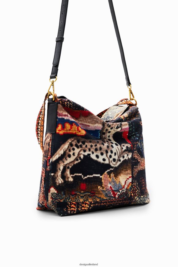 Desigual Women M. Christian Lacroix midsize tapestry bag Accessory PFVZ0B1306