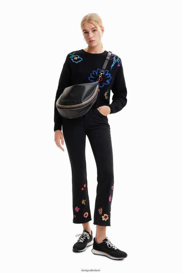 Desigual Women Midsize embroidered bag Accessory PFVZ0B1200