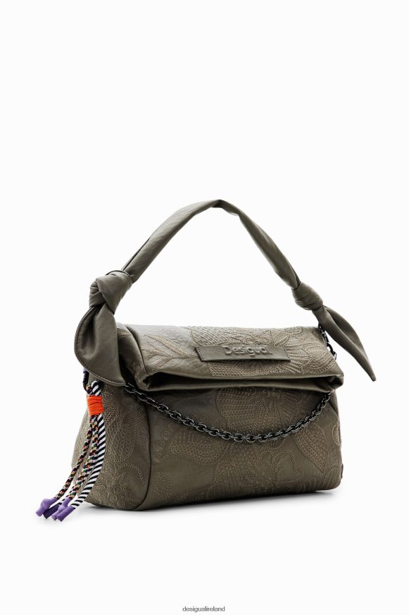 Desigual Women Midsize floral embroidery bag Accessory PFVZ0B1246