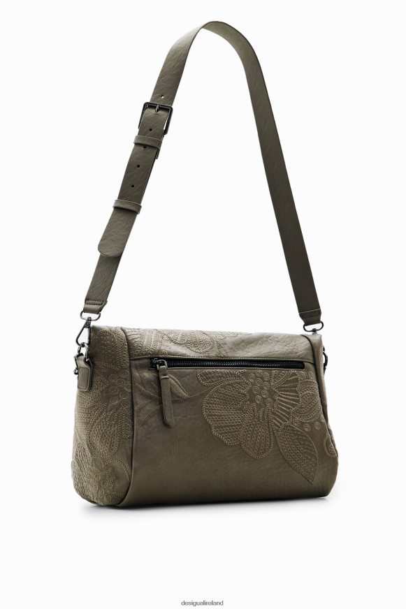 Desigual Women Midsize floral embroidery bag Accessory PFVZ0B1246