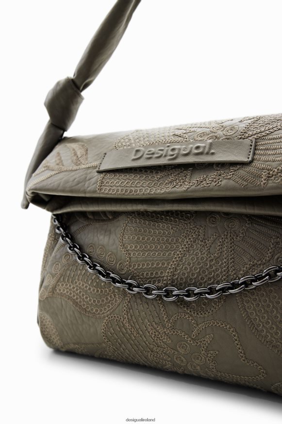 Desigual Women Midsize floral embroidery bag Accessory PFVZ0B1246