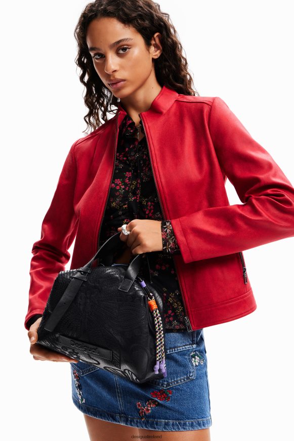 Desigual Women Midsize floral embroidery bag Accessory PFVZ0B1247