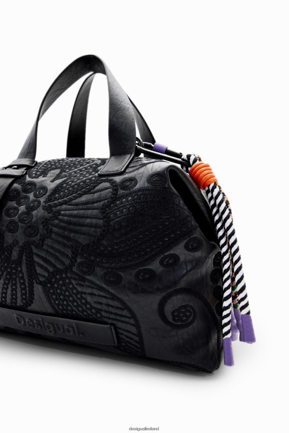 Desigual Women Midsize floral embroidery bag Accessory PFVZ0B1247
