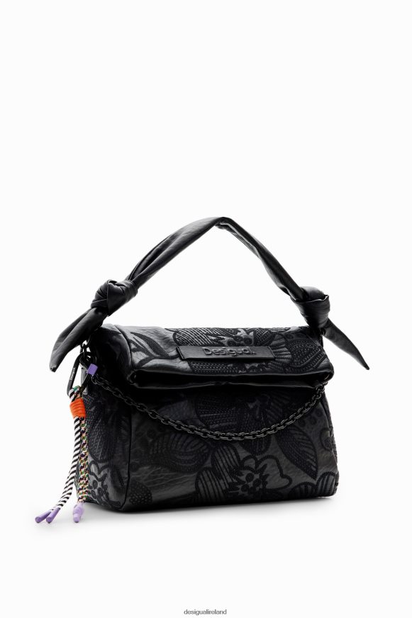 Desigual Women Midsize floral embroidery bag Accessory PFVZ0B1259