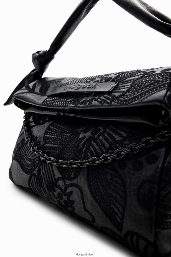 Desigual Women Midsize floral embroidery bag Accessory PFVZ0B1259