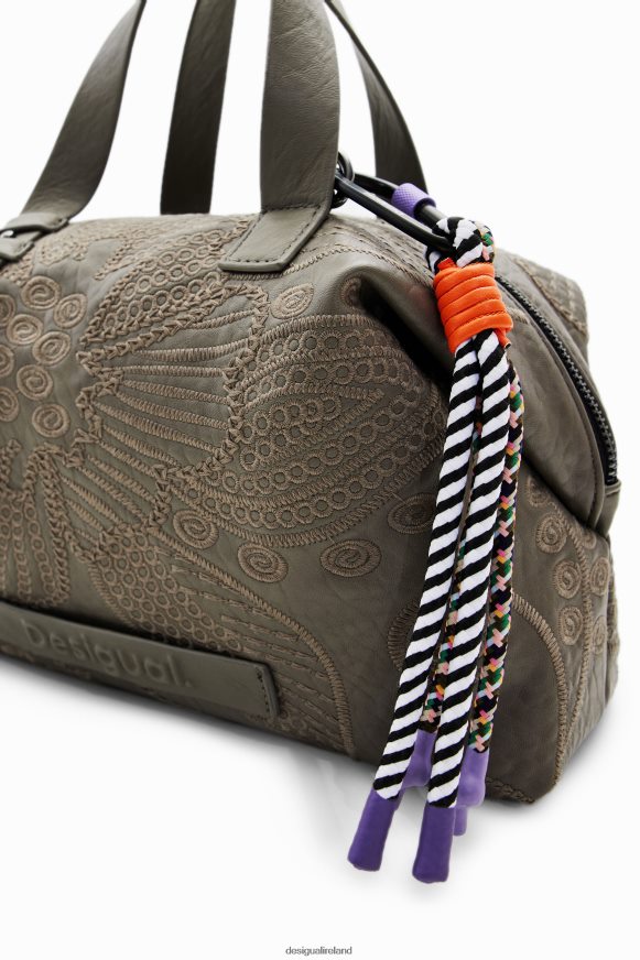 Desigual Women Midsize floral embroidery bag Accessory PFVZ0B1260
