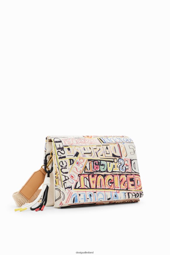 Desigual Women Midsize lettering messenger bag Accessory PFVZ0B361