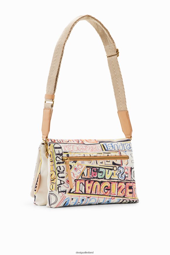 Desigual Women Midsize lettering messenger bag Accessory PFVZ0B361