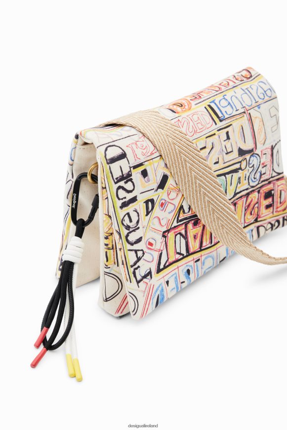 Desigual Women Midsize lettering messenger bag Accessory PFVZ0B361