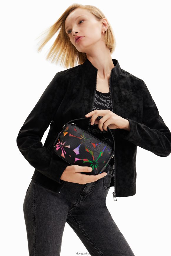 Desigual Women Mini die-cut floral bag Accessory PFVZ0B1210