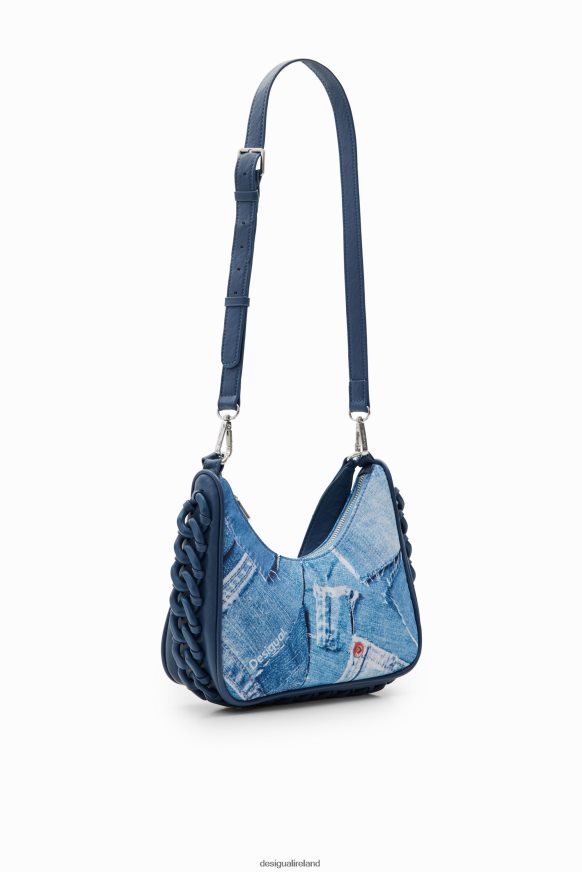 Desigual Women Small denim patchwork bag Accessory PFVZ0B218