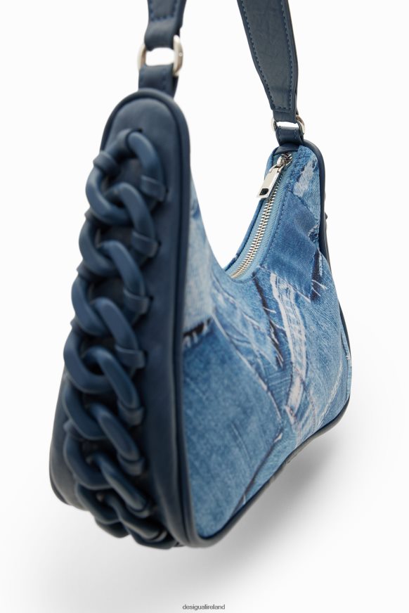 Desigual Women Small denim patchwork bag Accessory PFVZ0B218