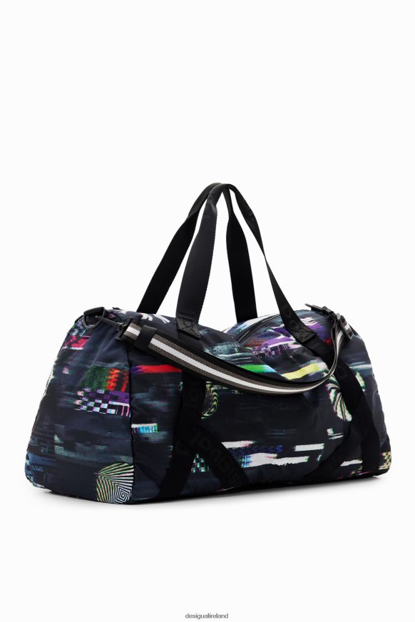 Desigual Women XL glitch sports bag Accessory PFVZ0B191