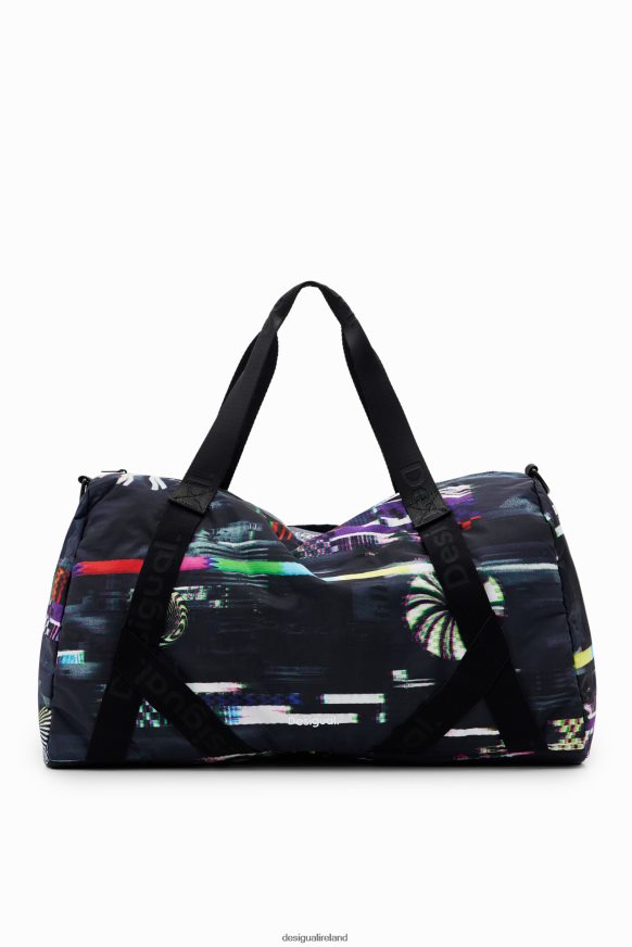 Desigual Women XL glitch sports bag Accessory PFVZ0B191