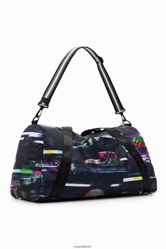 Desigual Women XL glitch sports bag Accessory PFVZ0B191