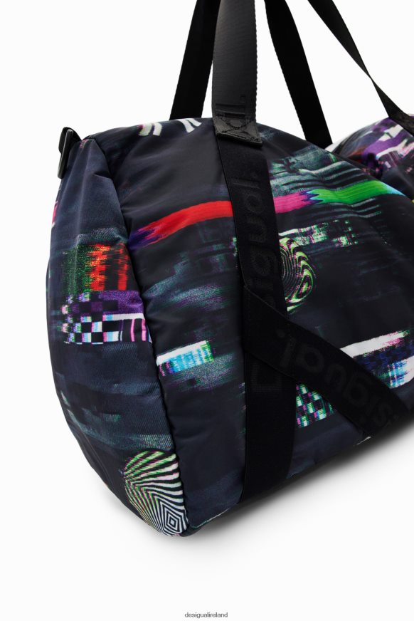Desigual Women XL glitch sports bag Accessory PFVZ0B191