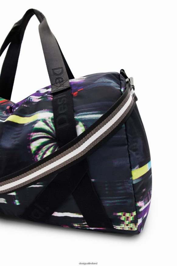Desigual Women XL glitch sports bag Accessory PFVZ0B191