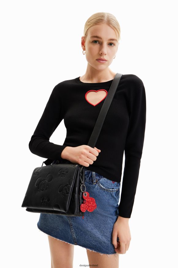 Desigual Women Midsize Disney's Mickey Mouse crossbody bag Accessory PFVZ0B1198