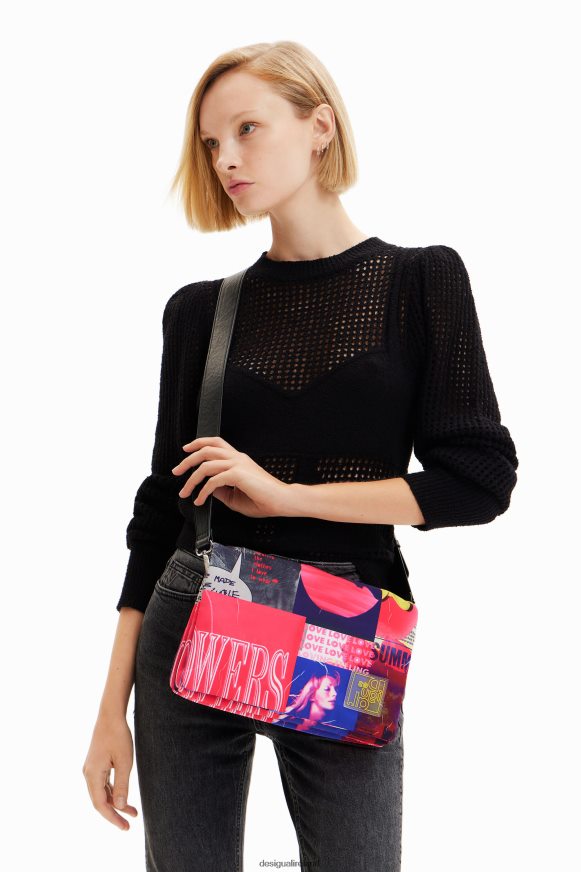Desigual Women Midsize collage crossbody bag Accessory PFVZ0B451