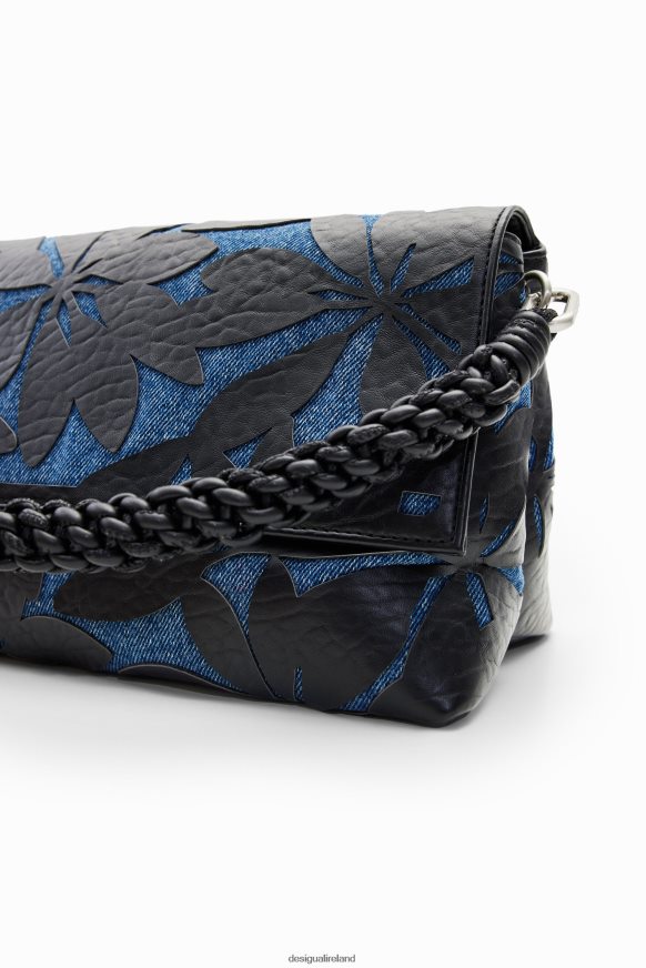 Desigual Women Midsize die-cut flower crossbody bag Accessory PFVZ0B1266