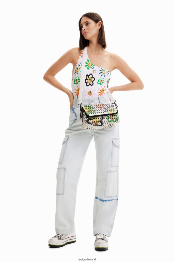 Desigual Women Midsize die-cut suns crossbody bag Accessory PFVZ0B595