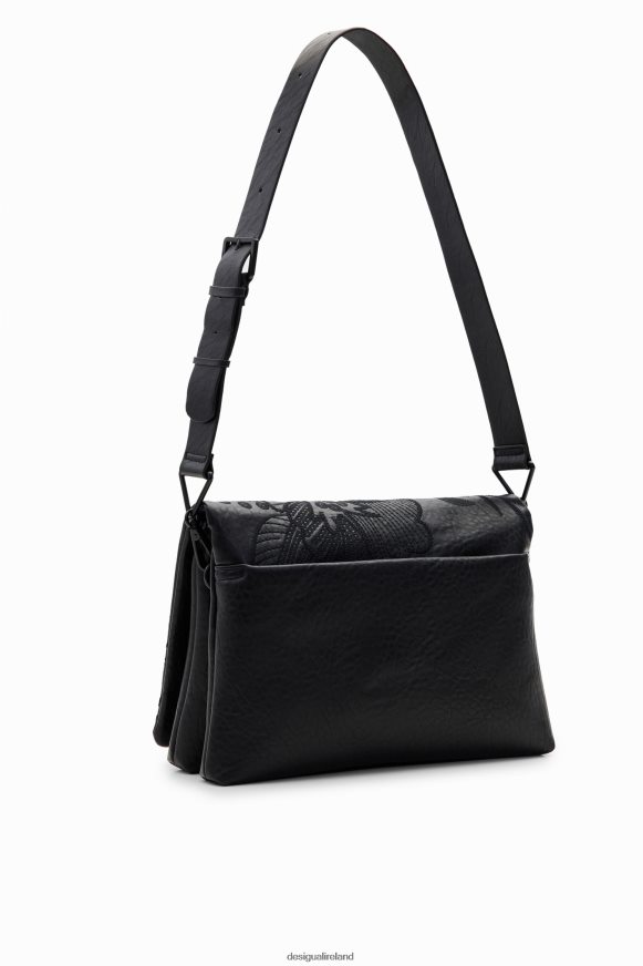 Desigual Women Midsize floral embroidery crossbody bag Accessory PFVZ0B1304