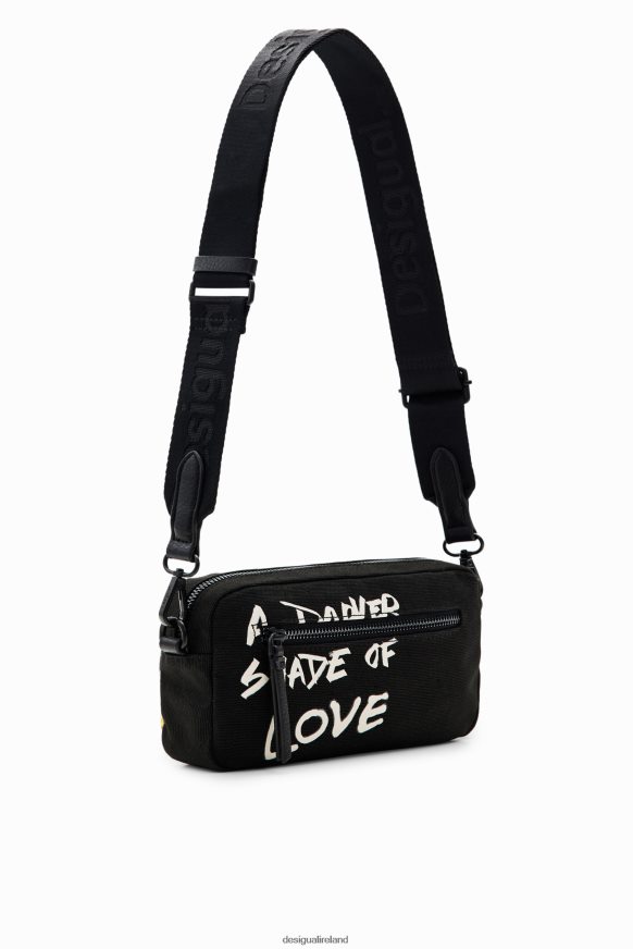 Desigual Women Small canvas newspaper crossbody bag Accessory PFVZ0B1272