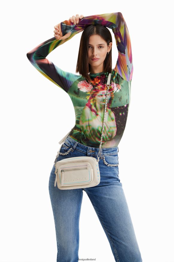 Desigual Women Small embroidered crossbody bag Accessory PFVZ0B402